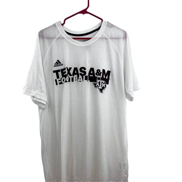 A&M adidas white tee shirt size xl - Picture 2 of 6